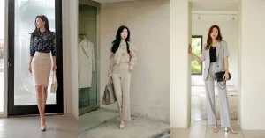 cách phối đồ đồng phục công sở