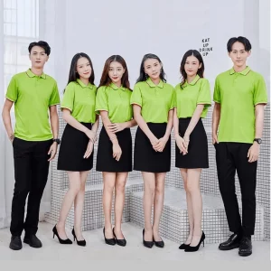 đồng phục mùa hè thiết kế thoáng mát