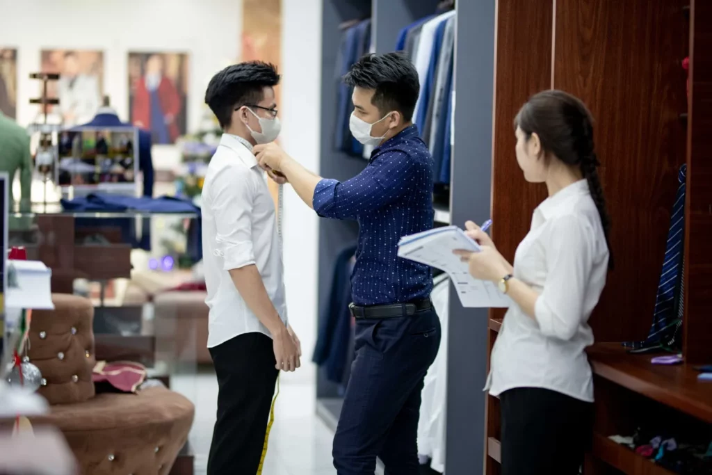 may đo đồng phục theo yêu cầu