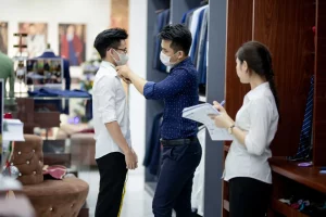 may đo đồng phục theo yêu cầu